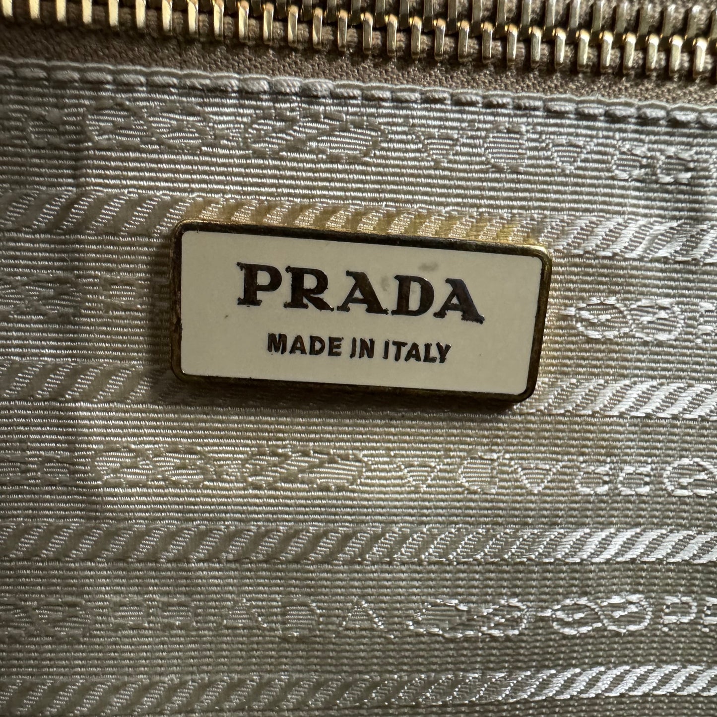 Prada Saffiano Lux Tote Bag weiß