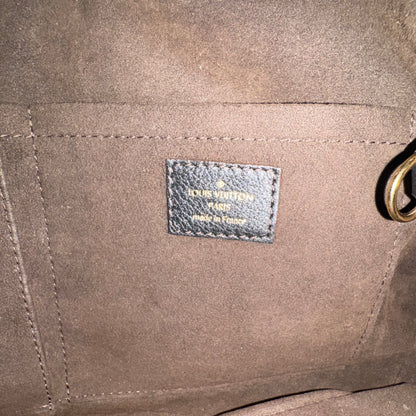 Louis Vuitton Mahina XS Noir Perforated Hobo Bag