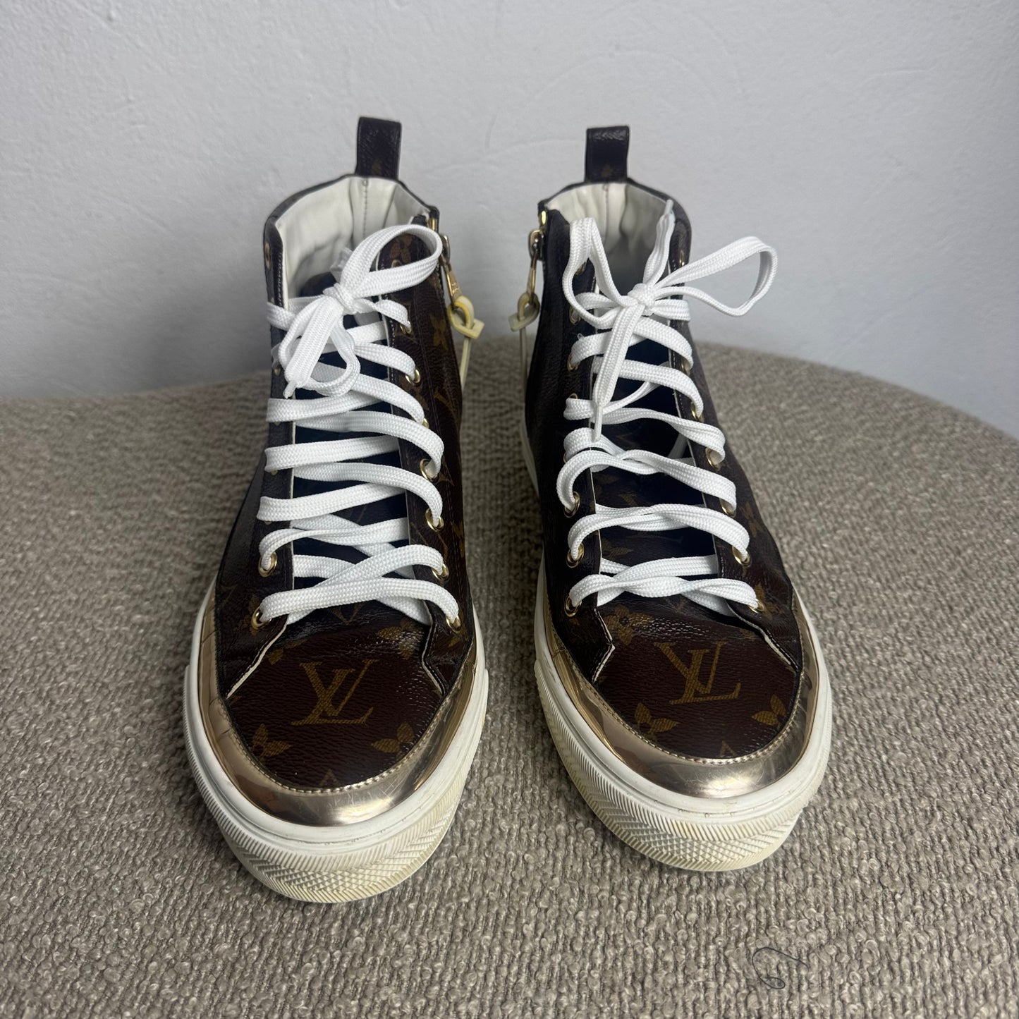 Louis Vuitton Stellar High-Top Sneaker Monogram Canvas – Gr. 39