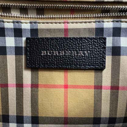 Burberry Banner Bag Grainy Calfskin Schwarz