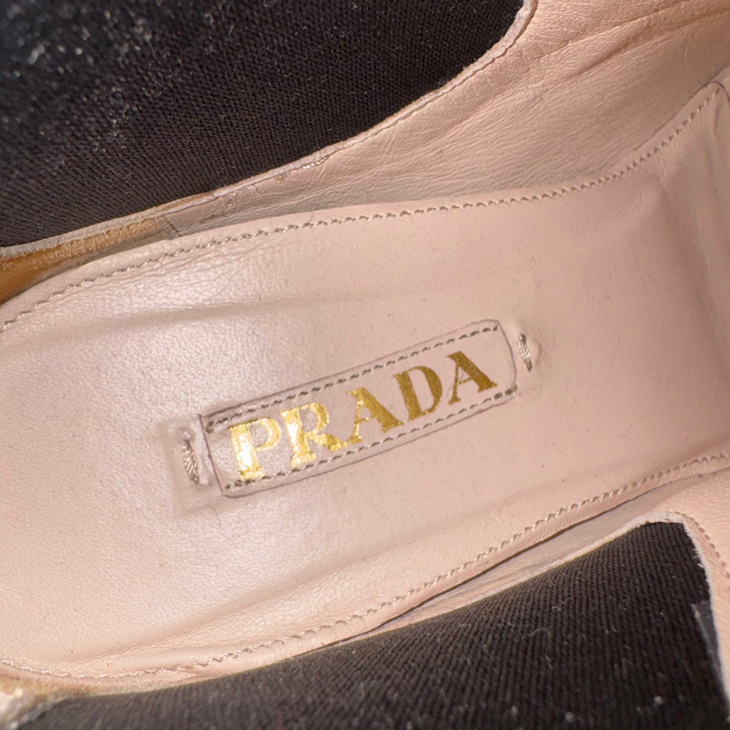 Prada Chelsea Boots Schwarz – Größe 39