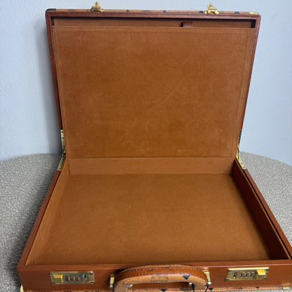MCM Vintage Koffer Mini – Visetos Cognac