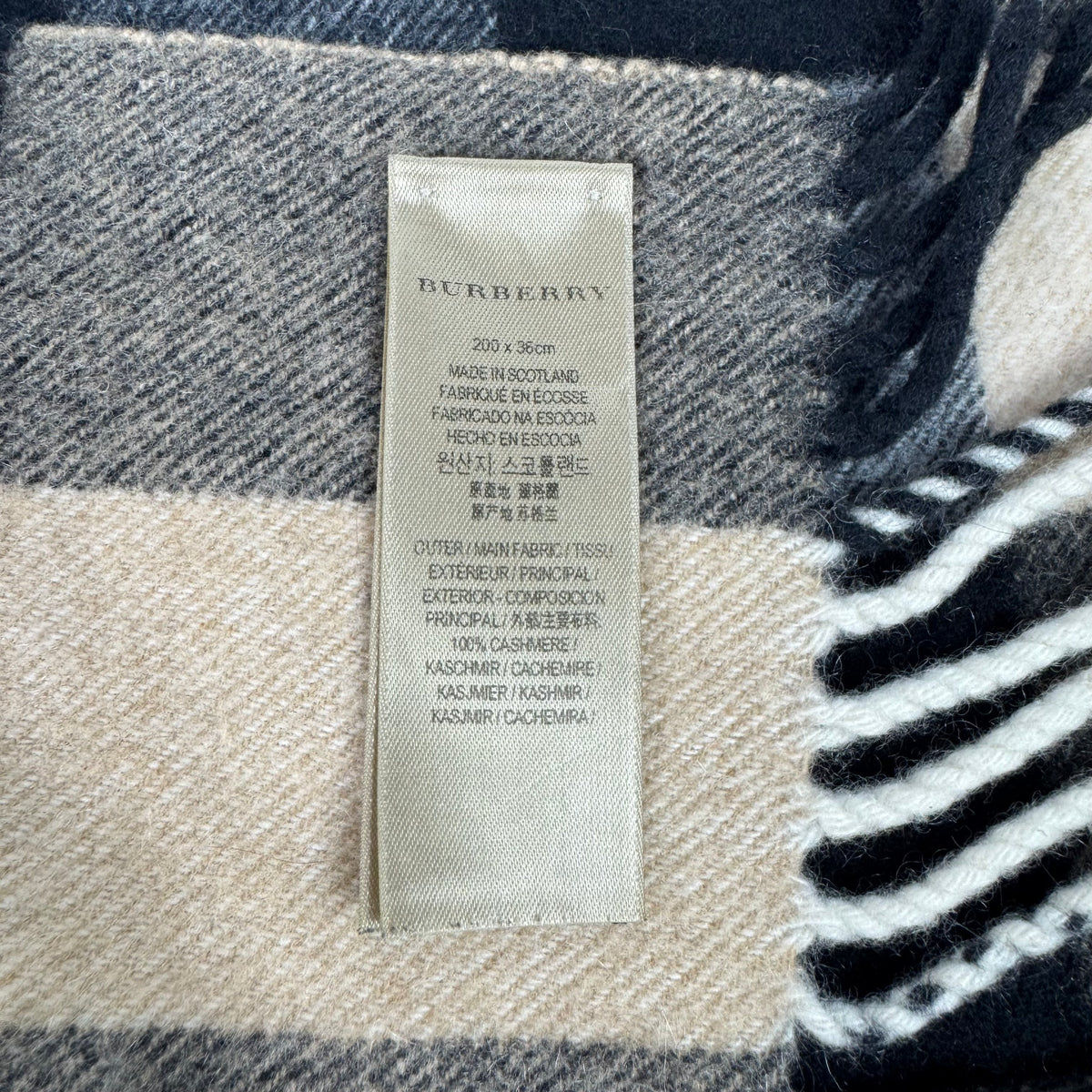 Burberry Kaschmirschal – Classic Check
