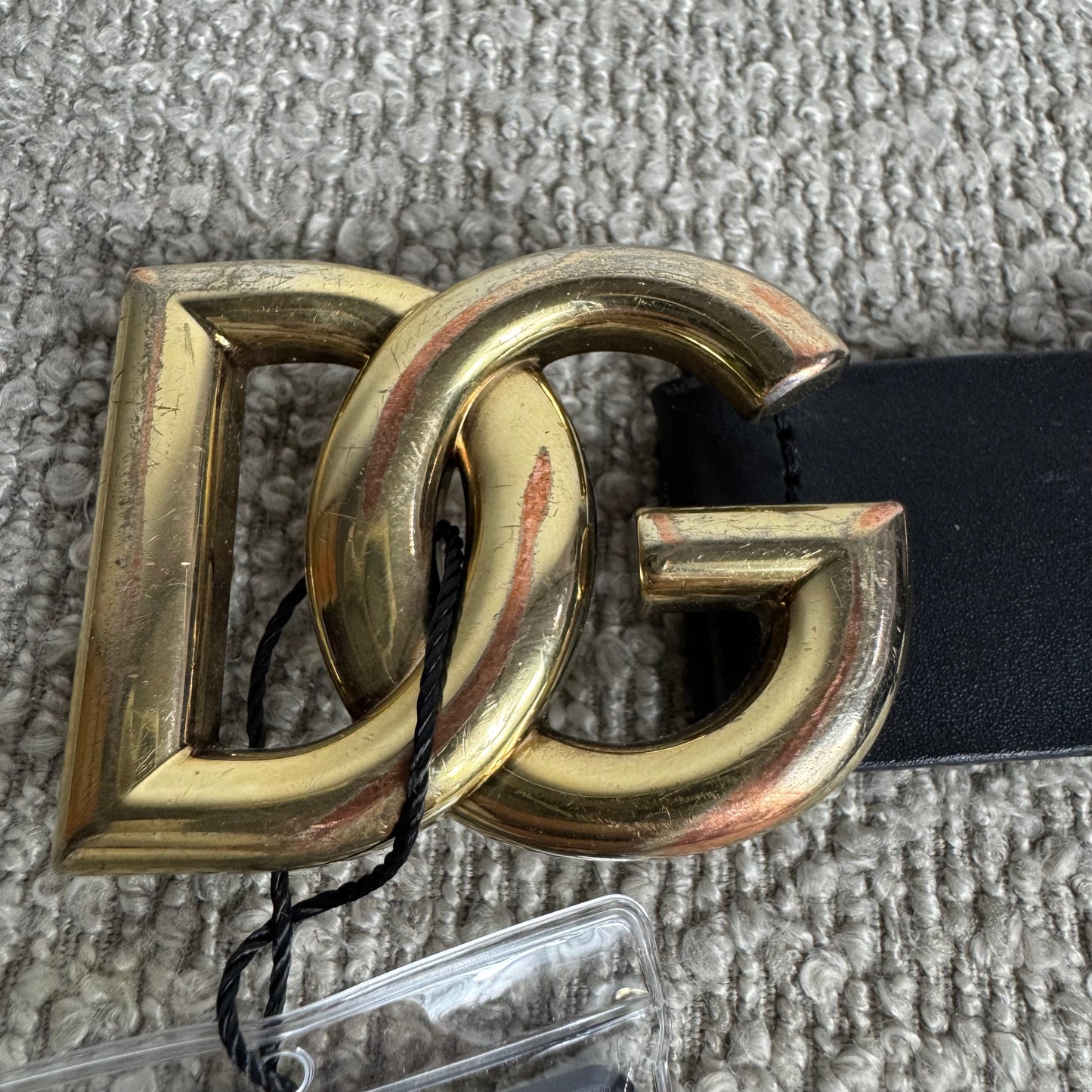Dolce & Gabbana DG Logo-Gürtel Leder – Gr. 115 cm
