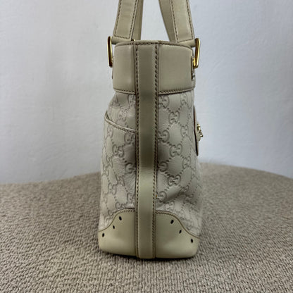Gucci Mini Guccissima Punch Tote Bag – Weiß