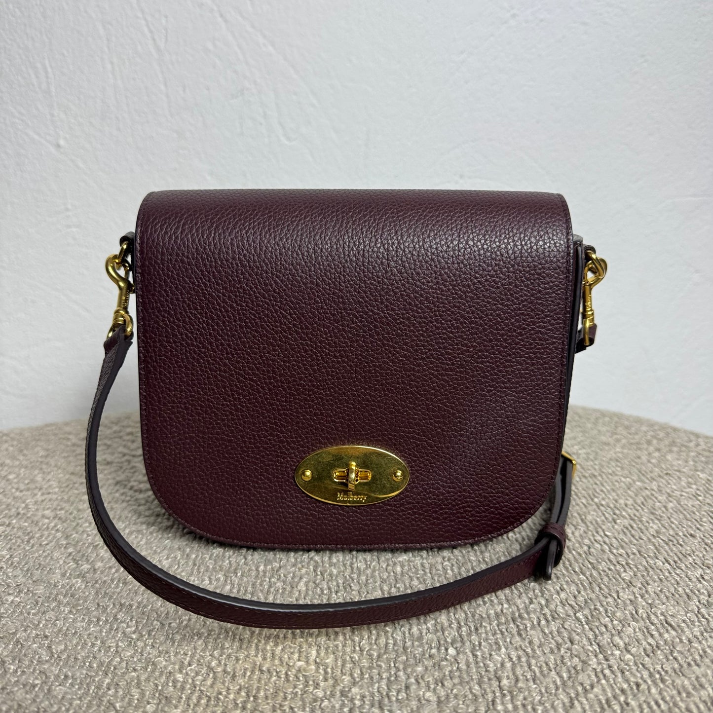 Mulberry Small Darley Satchel – Bordeaux