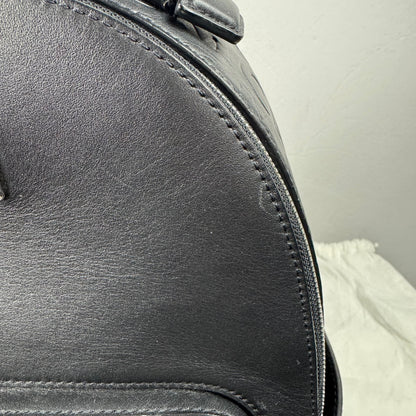 MCM Rucksack Schwarzes Leder