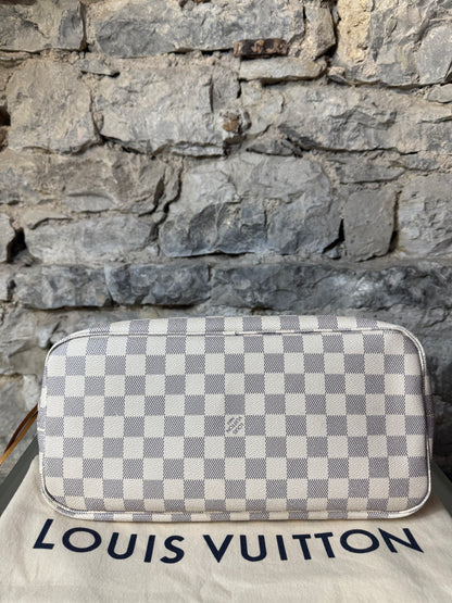 Louis Vuitton Neverfull MM – Damier Azur mit Pochette