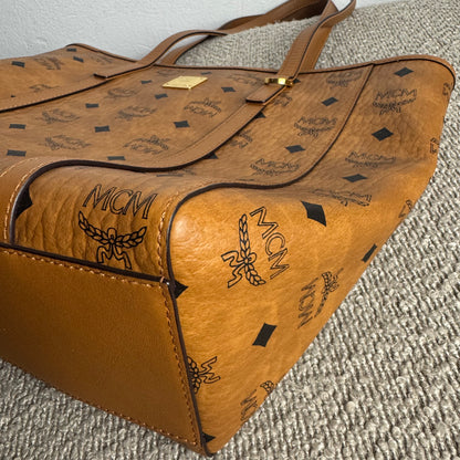 MCM Toni Shopper Medium - Cognac