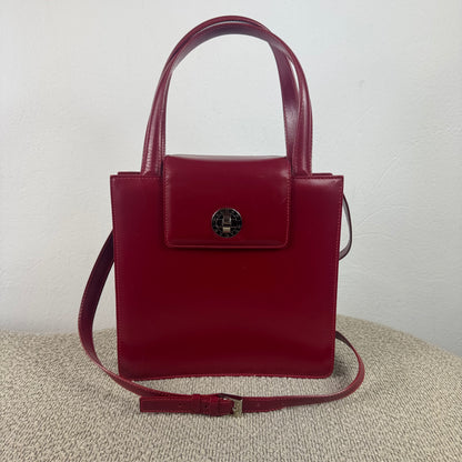 BVLGARI Limited Edition Handtasche – Rotes Leder – Nr. 228/888