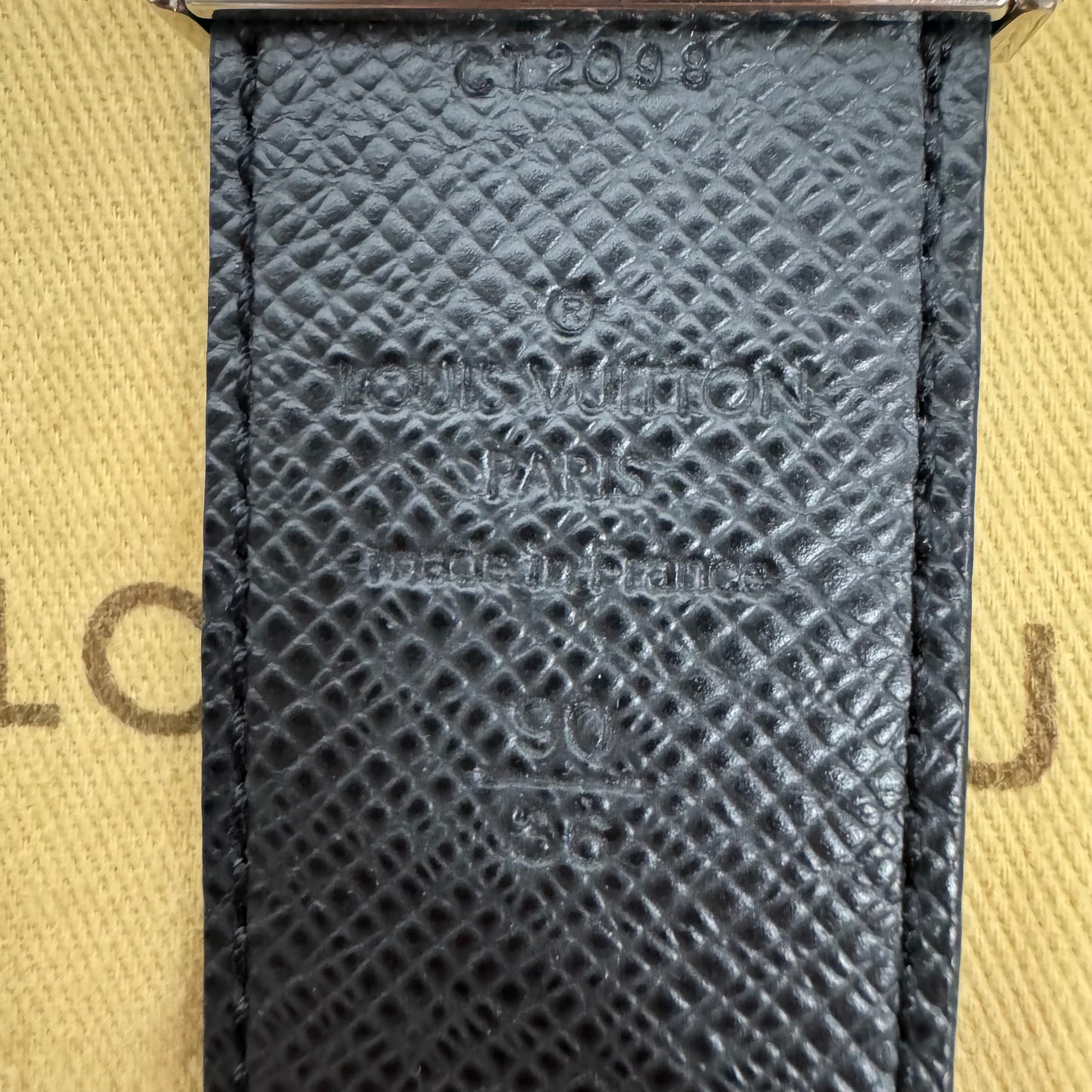 Louis Vuitton Gürtel Inventeur Damier Graphite Black/Grey