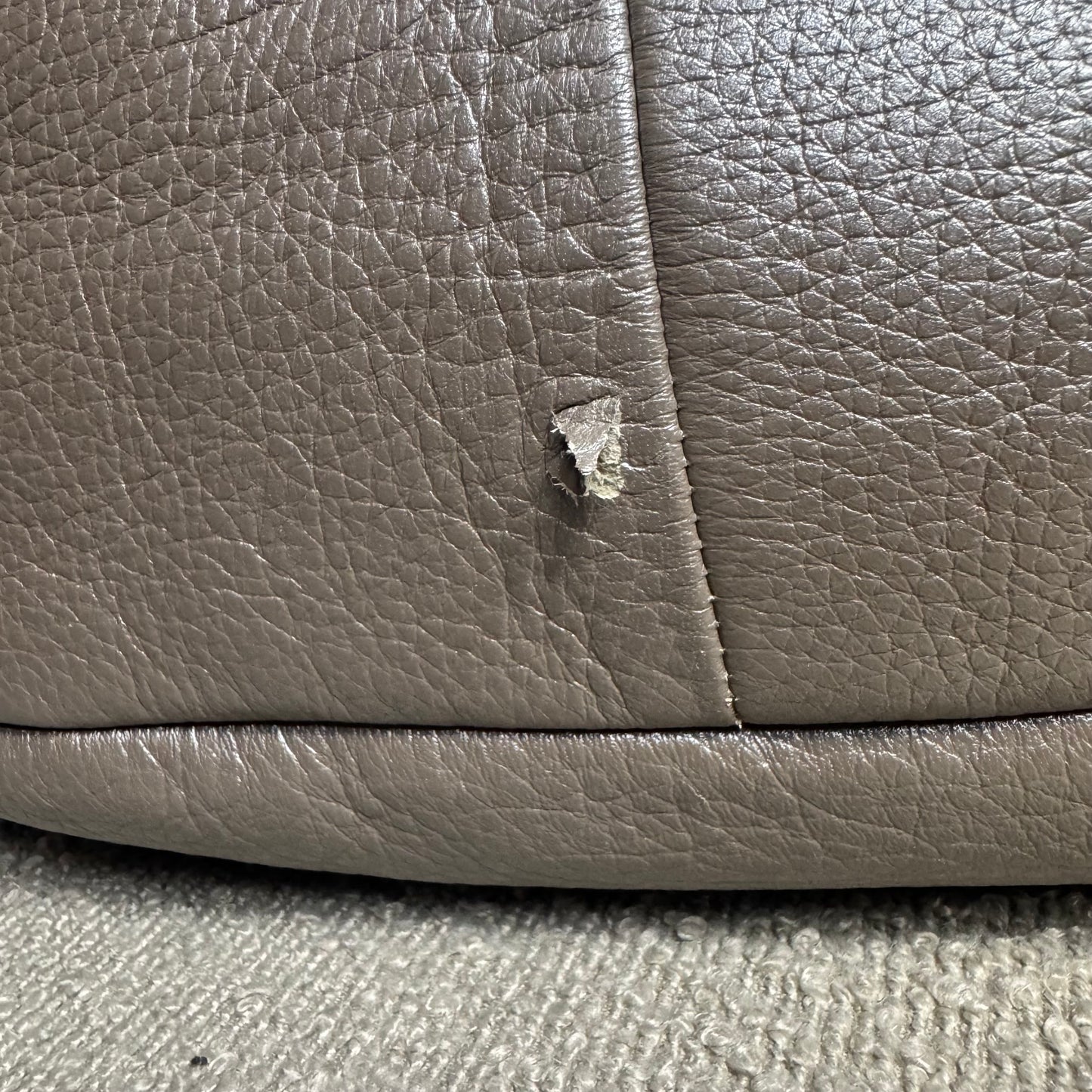 Jimmy Choo Leder Handtasche Taupe