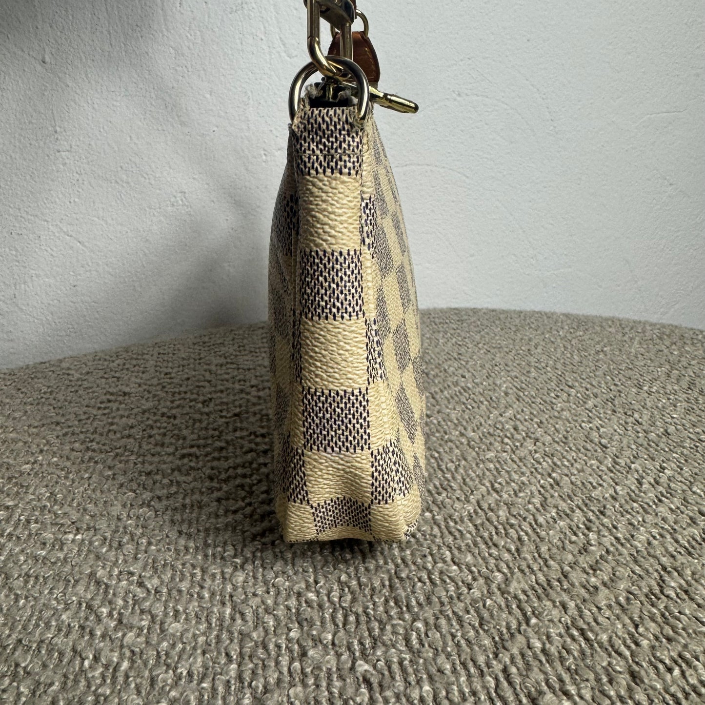 Louis Vuitton Pochette Accessoires in Damier Azur Canvas