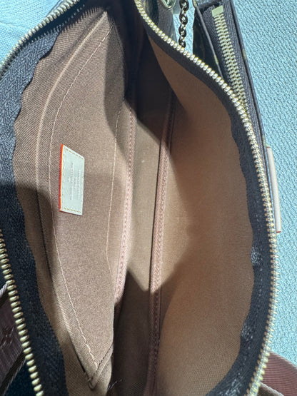 Louis Vuitton Multi Pochette Accessoires – Monogram mit rosa Schulterriemen