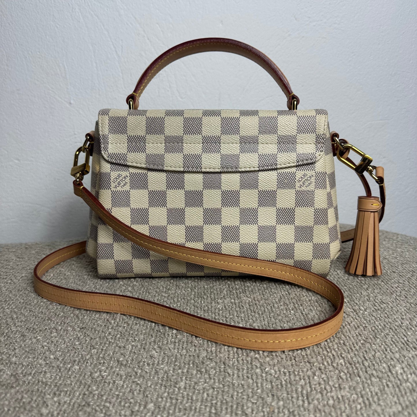 Louis Vuitton Damier Azur Croisette Satchel-Tasche