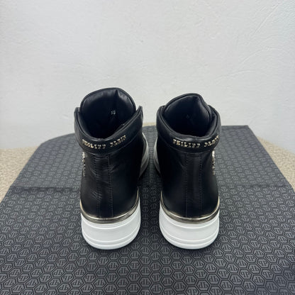 Philipp Plein High Top Skull Sneaker – Schwarz Gr. 38