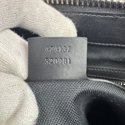 Gucci GG Supreme Messenger Tasche – Schwarz / Grau