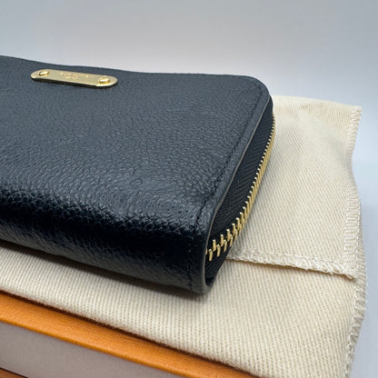 Louis Vuitton Margot Geldbörse Empreinte Leder Schwarz