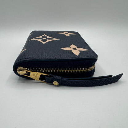 Louis Vuitton Zippy Geldbeutel – Monogram Empreinte Giant – Dunkelblau