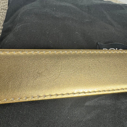 Dolce & Gabbana Devotion Gürtel – Gold mit Herz-Schnalle (Gr. 100 cm)