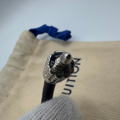 Louis Vuitton Digit Armband – Damier Graphite – Größe 19
