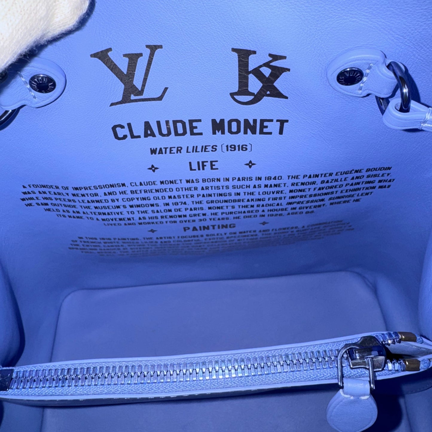 Louis Vuitton Masters Collection Monet Water Lilies NéoNoé MM