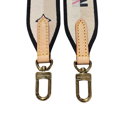 Bandoulière Louis Vuitton en textile – Détail Monogram