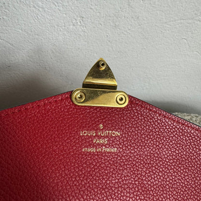 Louis Vuitton „Pallas“ Portemonnaie Monogram Rouge
