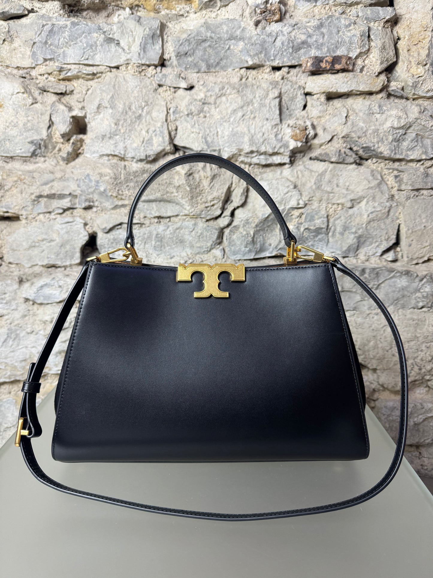 Tory Burch Eleanor Henkeltasche – Schwarz