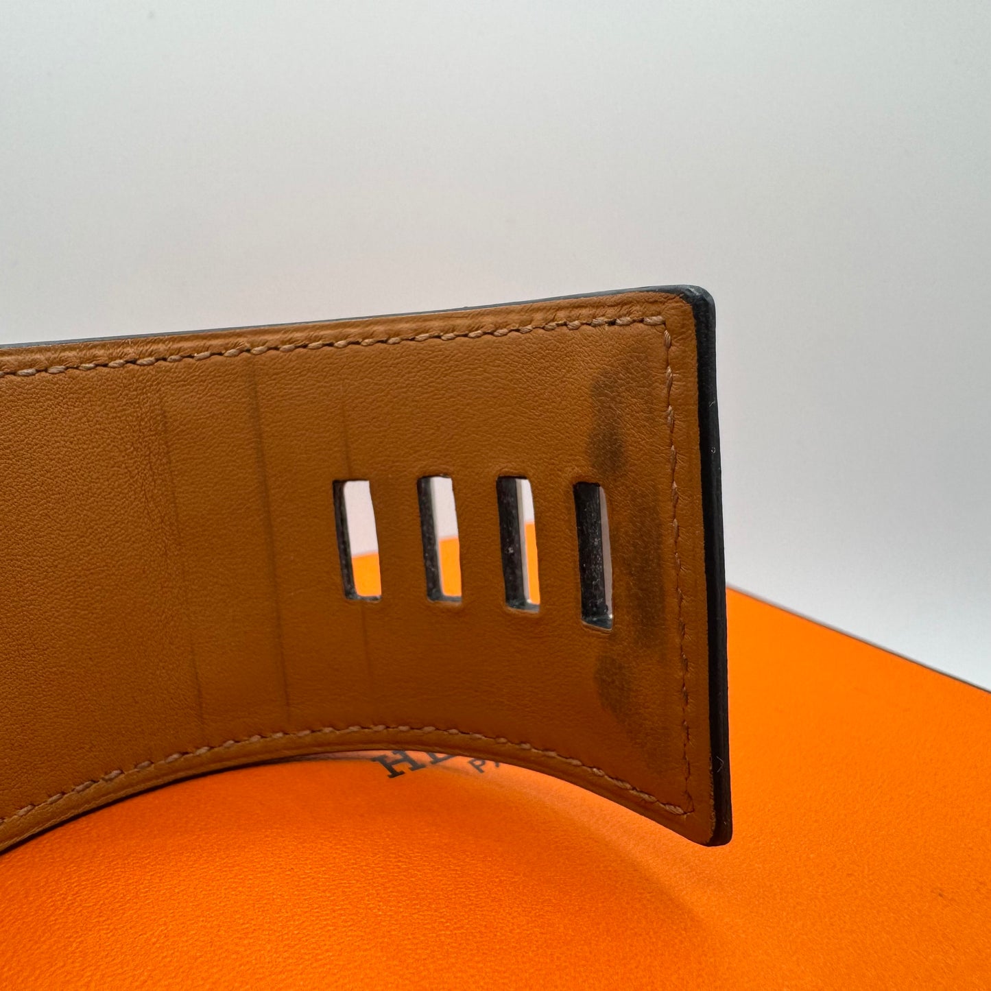 Hermès Collier de Chien (CDC) Armband – Schwarz / Silber