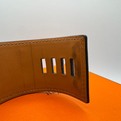 Hermès Collier de Chien (CDC) Armband – Schwarz / Silber