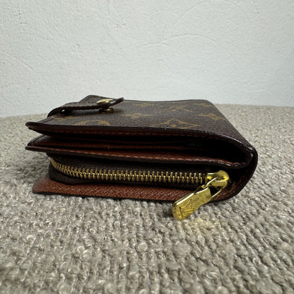 Louis Vuitton Compact Zipper Geldbeutel Monogram