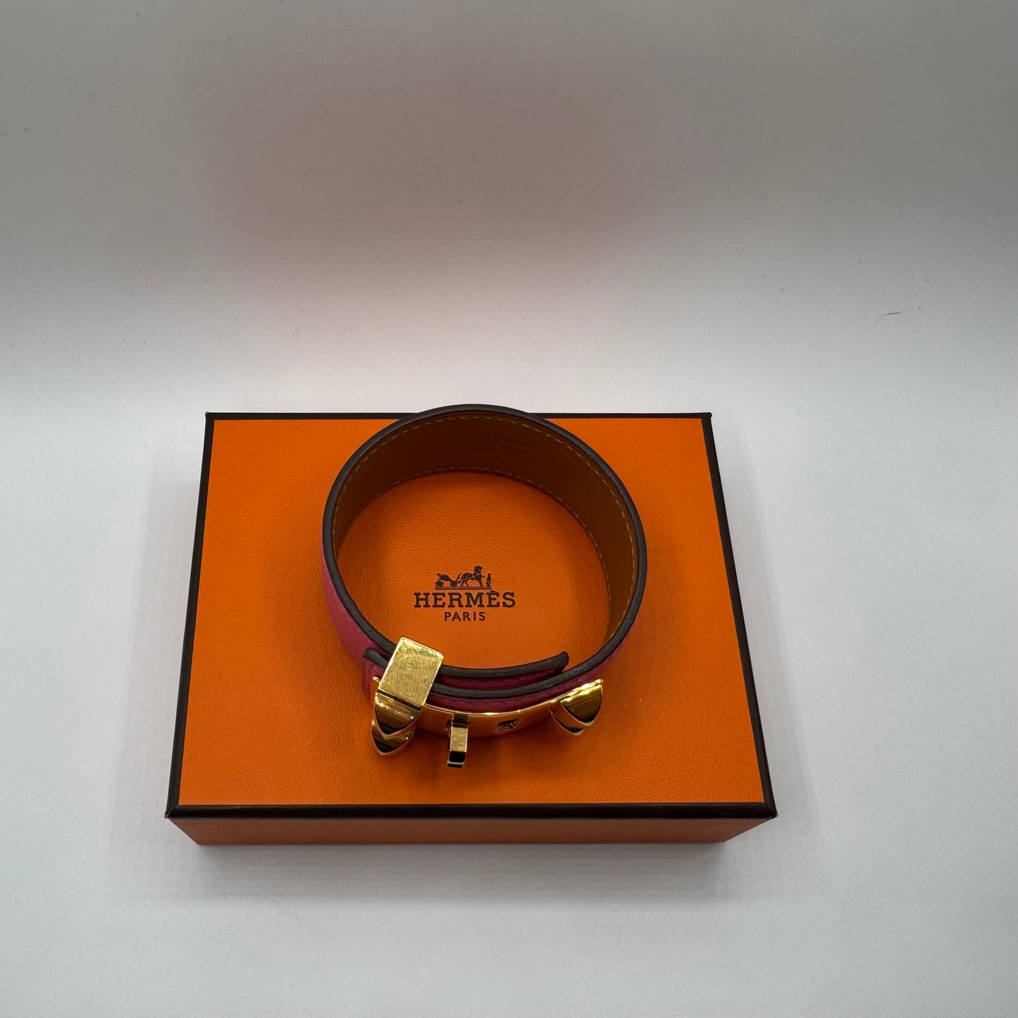 Hermès Collier de Chien 24 Armband Rosa – Limitierte Farbe