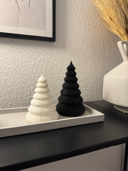 Minimalistische 3D Weihnachtsbäume