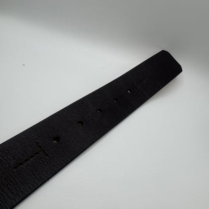 Louis Vuitton Inventeur Plate Buckle Ledergürtel – Schwarz – Gr. 90