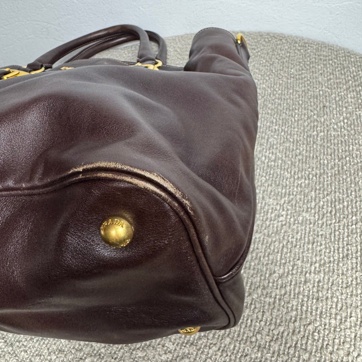 Prada Vitello Daino Tote – Leder