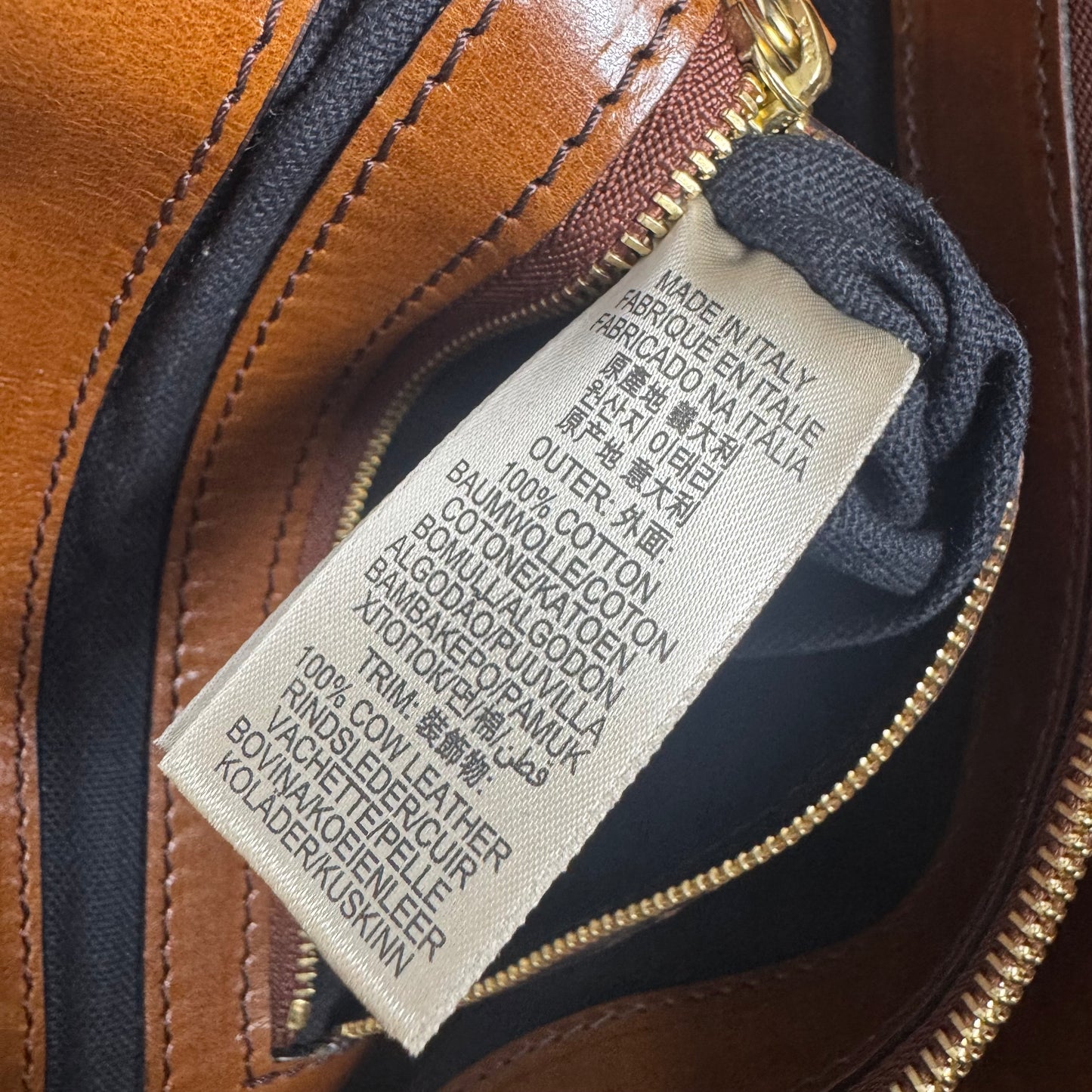 Burberry Heritage House Check Canvas Bonded Leather Manor Bag