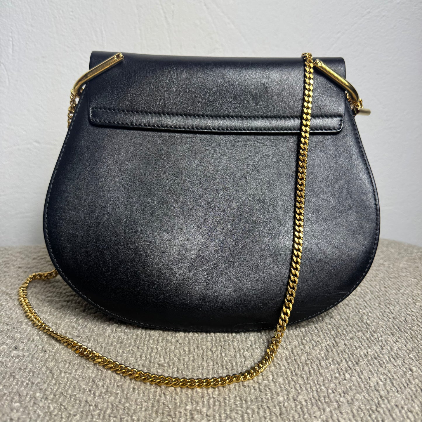 Sac porté épaule moyen Chloé Drew noir
