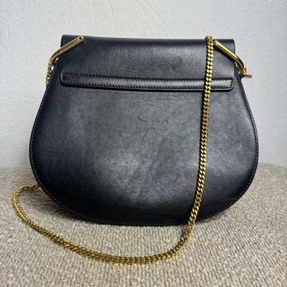 Sac porté épaule moyen Chloé Drew noir