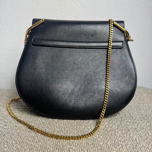 Chloé Drew Medium Schultertasche Schwarz