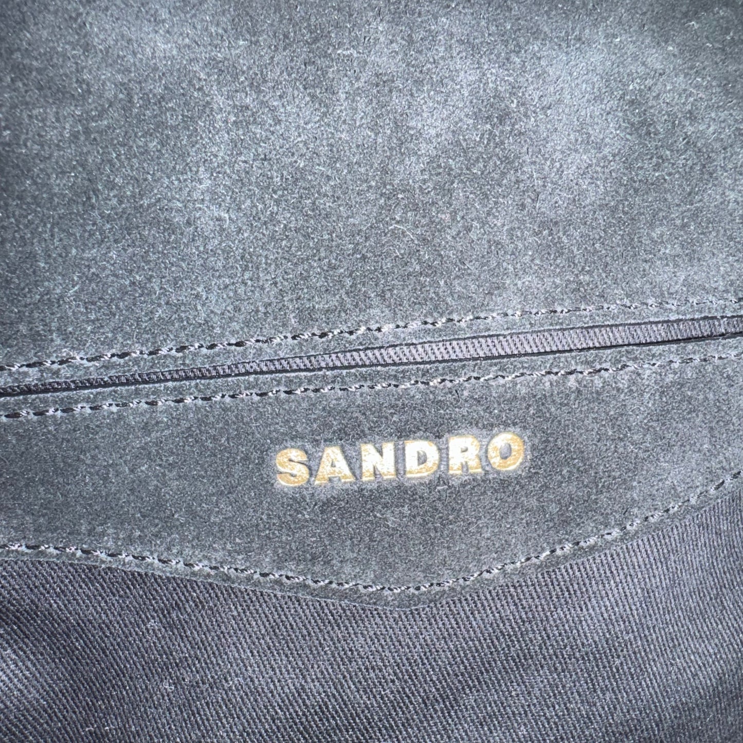 Sandro Paris „Yza“ Tweed Shoulder Bag