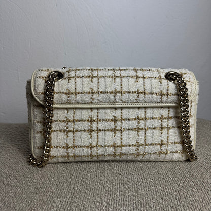 Gucci GG Marmont Special Edition Tweed mit Perlen