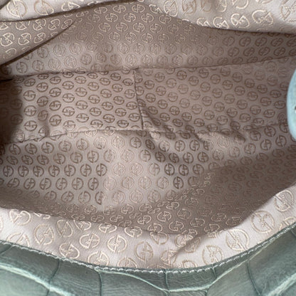 Giorgio Armani Mainline Croc-Embossed Handtasche