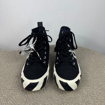Off-White High-Top Sneaker – Schwarz / Weiß – Größe 43