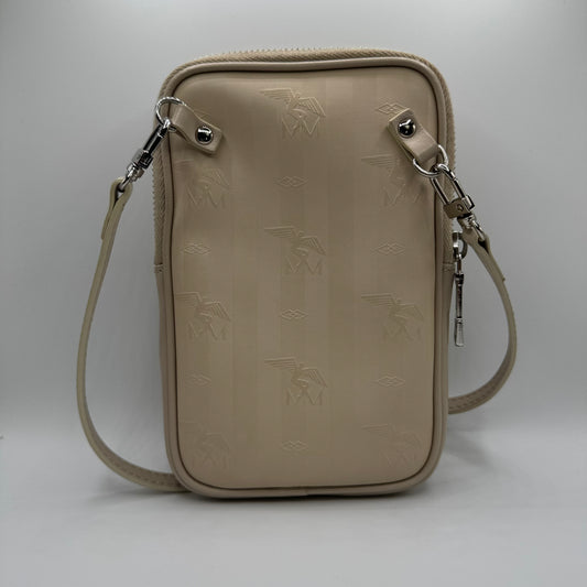 Maison Mollerus Vinerus Wildhorn Handytasche Canvas Taupe