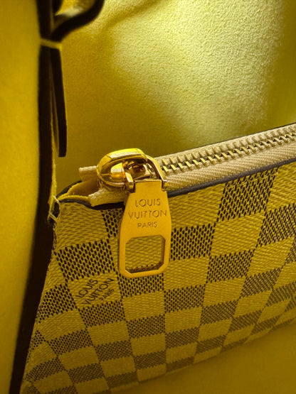 Louis Vuitton Néo Noé Damier Azur – Gelbes Innenfutter