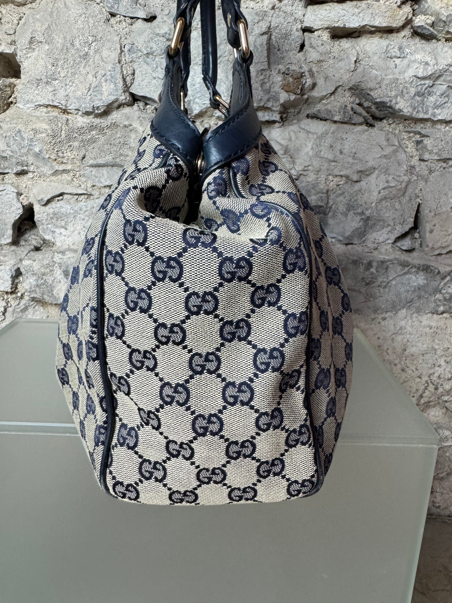 Gucci GG Sukey Tote Bag – Blau / Beige