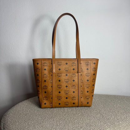 MCM Toni Shopper Medium - Cognac