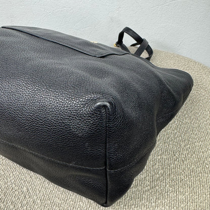 Prada Vitello Phenix Leder Shopper – Schwarz