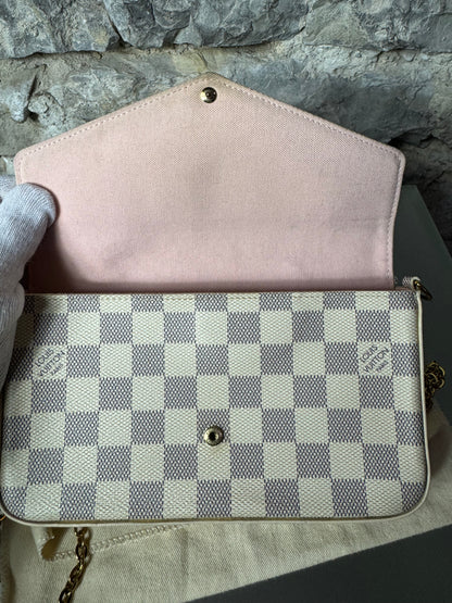 Louis Vuitton Felicie Damier Azur